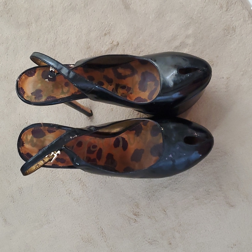 Sling back platform heels - Picture 3 of 3